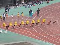 2011年4月3日記録会「男子100Ｍ34組」