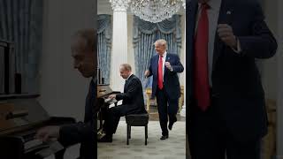 Trump vibing on Putin's Kalinka #funny #trump #usa #election #putin #war #piano #music #politics