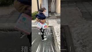 【10年に一度の最強寒波】久々に雪が降ってる❄️ #shorts