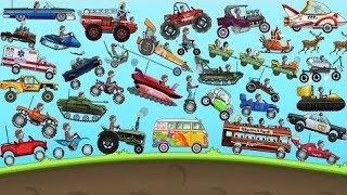 Hill Climb Racing - Gameplay Walkthrough | Cars | Maps (iOS, Android)