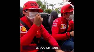 Charles Leclerc and Carlos Sainz joke around for 18 seconds straight...