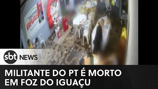 Imagem de circuito interno mostra assassinato de militante petista em festa