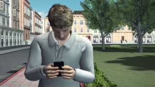 Texting while walking poses safety risk, study finds