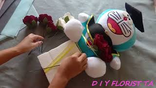 Simple!!! Cara Membuat Buket Boneka Wisuda