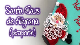 Santa Claus de Filigrana , Quilling Santa Claus