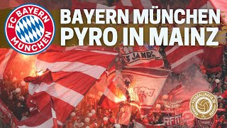 Bayern München Fans zünden Pyro in Mainz | FSV Mainz 05 - FC Bayern 3:1 (30.04.2022)