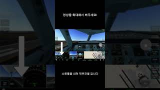 RFS(Real Flight Simulator) 착륙방법 45초 요약 #airplane