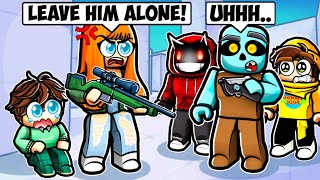 We Trolled A TOXIC KID And His MOM JOINED... (Roblox Rivals)