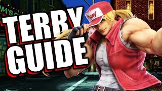 TERRY SUPER GUIDE! - Smash Ultimate (Combos, Setups, Moveset, Tips & Tricks)