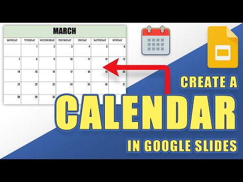 [TUTORIAL] Create a Printable Monthly 2022 CALENDAR in Google Slides (Easy!)