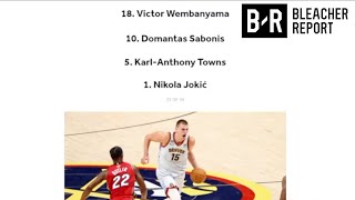 Bleacher Report's Top 25 NBA Big Men List was TERRIBLE...