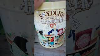 1990 Snyder's of Hanover pretzel can!