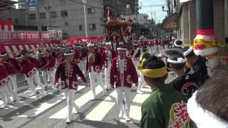 20130908　00034　第1回　試験曳き　貝源　紙屋町　岸和田だんじり祭