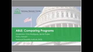 WEBINAR: A Closer Look at the New ABLE Programs