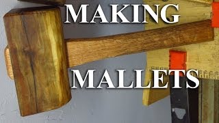 Making Joiner's Mallets from Firewood