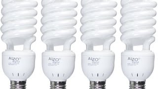 Alzo 27 watt  5500k light bulbs review