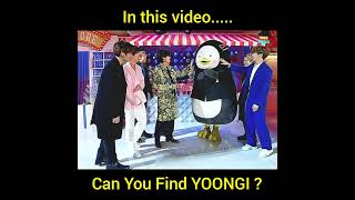 CHALLENGE! CAN YOU FIND YOONGI (BTS)?  E- 7#shorts #short #viral