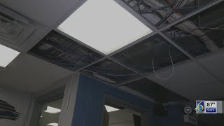 Water main breaks at Jackson County Jail