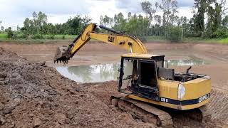 รีวิว fc ฝากขาย CAT E120B วันนี้รับงาน ชั่วโมง  เครื่องเดิม ปั้มเดิม 45 หมื่น excavator EP.5309