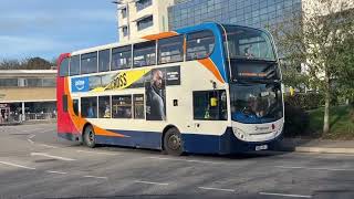 Buses at Hastings Railway Station - Wednesday 13th November 2024