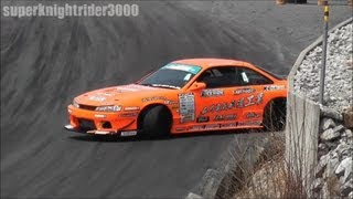 2012 D1ストリートリーガルRd.1 備北 単走優勝 S14 薬師寺政宏選手 2012.4.8