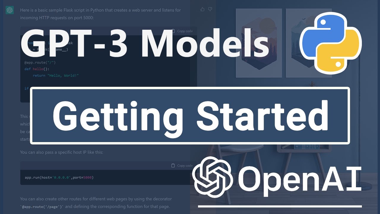 Getting Started With Openai Gpt Gpt 3 Model Api In Python Tutorial
