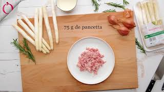 Soupe aux BelOrta asperges avec pancetta et romarin
