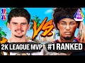 2K LEAGUE MVP vs #1 RANKED 3v3 PLAYER - $1000 WAGER NBA 2K25