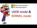 User Mode and Kernel Mode in Windows