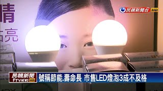 騙很大！ 市售LED燈泡 壽命不合格率逾30%－民視台語新聞