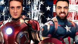 IRON MAN EMJAN VE KAPTAN ÜMIDI AMERIKA KAVGADA !