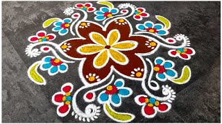 Margazhi Matham Special Rangoli Design / 2025 New Year Rangoli / Sashti Pooja / Kolam / Easy Mugulu