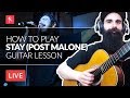 🎸Stay Guitar Lesson || How To Play Stay by Post Malone
