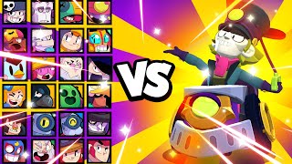 CHUCK vs TÜM KARAKTERLER 📣 HARİTANIN DİĞER UCUNA KADAR UÇUYOR ! Brawl Stars