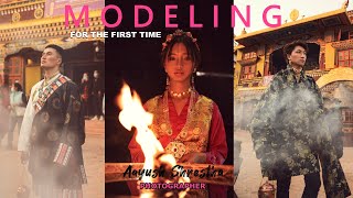 MODELING / for the first time / Tibetan Modeling Shoot.