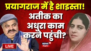 🟢Live : Shaista Parveen अचानक क्यों पहुंची Prayagraj ? | Atiq Ahmed | UP Police | UP News | Top News