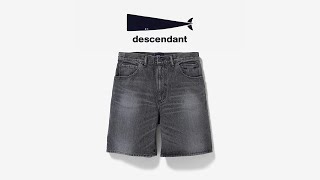 小黑痣【開箱】DESCENDANT 2021SS HAMPTON DENIM SHORTS 洗水做舊 丹寧 牛仔短褲 #CITYBOY