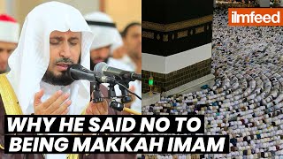 Why He Said NO To Being Masjid Al Haram Imam