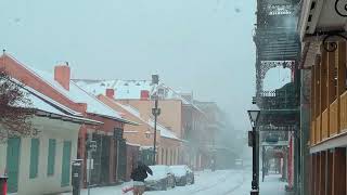 250121 Snowstorm in the French Quarter