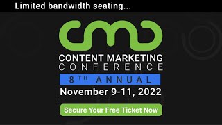 Content Marketing Conference 2022 Trailer