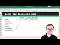 📈 como fazer cálculos no excel para iniciantes