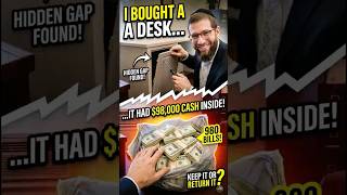He Found $98,000 Cash Inside A Craigslist Desk! (Would You Keep It?) 😳💸