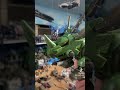 new zoids holotech command wolf green horn iron kong