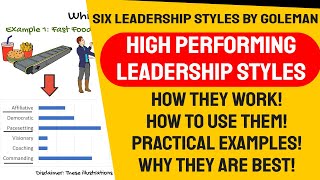 Leadership Styles - the six leadership styles you need! Daniel Goleman Leadership Styles based on EI
