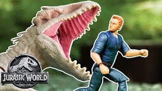 Indominus Escapes and Attacks Everyone! (Sweded) | Jurassic World | Mattel Action!