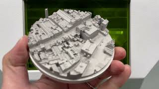 【We tried to make it with metal 3d printer】金属3Dプリンターで造ってみました【Cardiff city】