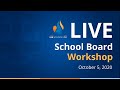 School Board Workshop: October 5, 2020