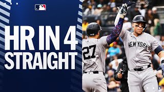 Aaron Judge’s bat delivers the verdict! 4th straight game with a homer! (17 on t