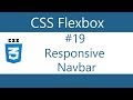Flexbox Tutorial - 19 - Responsive Navbar