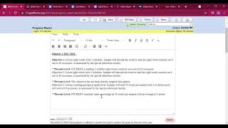 Progress Reports